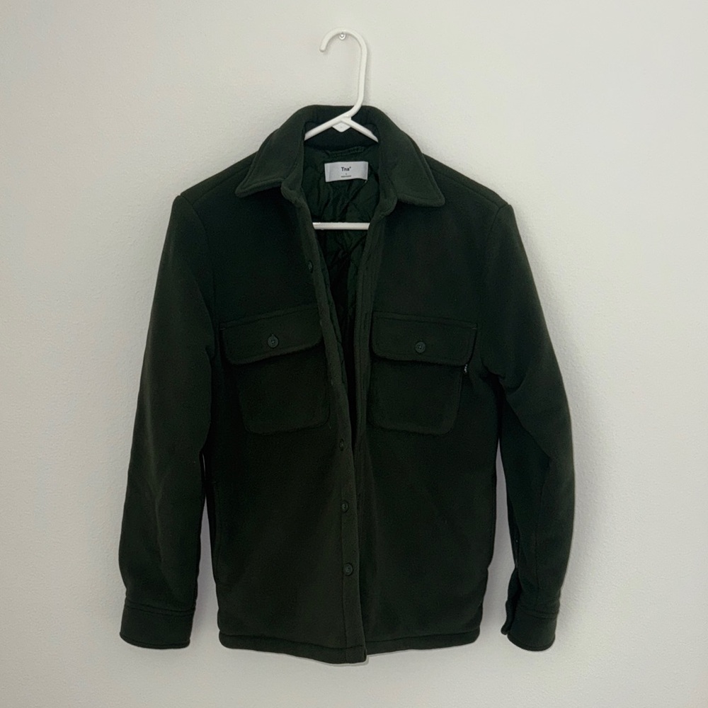 TNA Women's Deep Green Shirt Jacket